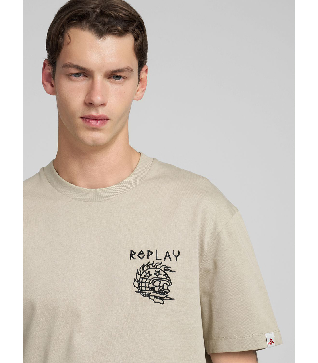 リラックスフィット ヘビーコットンジャージーSKULL Tシャツ 詳細画像 ベージュ 6